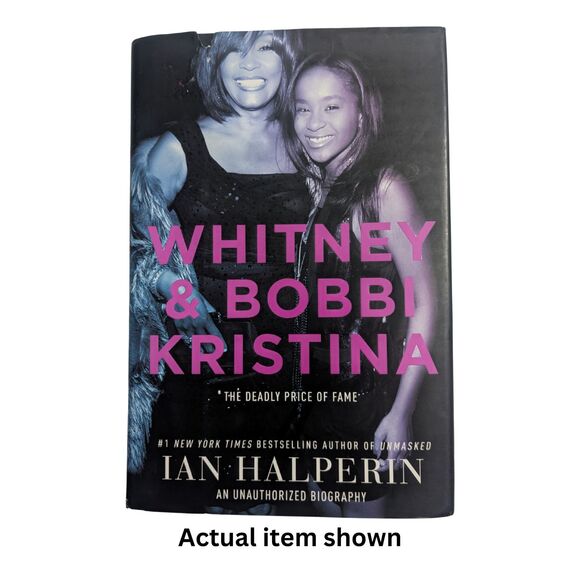 📚 Whitney and Bobbi Kristina, Halperin Book, Used Hardcover, Celebrity Bio - Picture 2 of 6